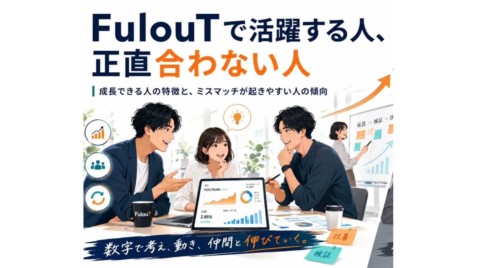 FullouTで活躍する人、 正直合わない人