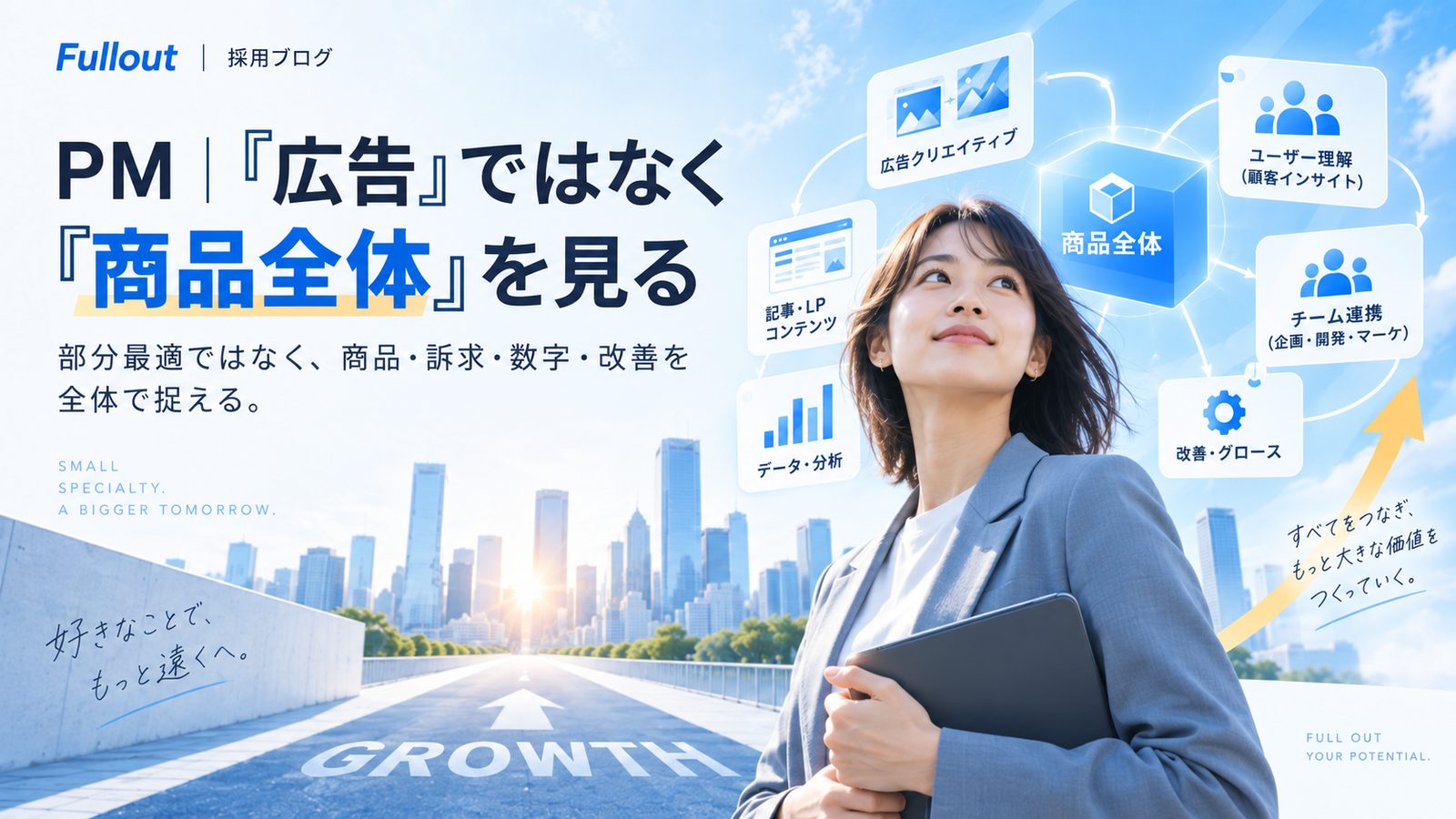 PMは商品全体の成果を見る